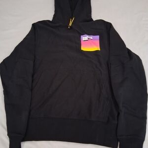 Calvin Klein Black Hoodie with Colorful Graphic